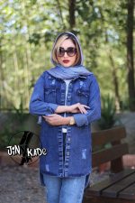 شومیز جین تیره