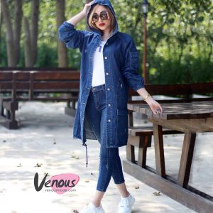 کاپشن کلاهدار پاییزه