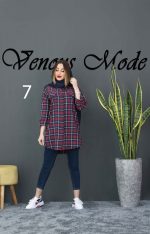 مانتو چهارخونه بغل زیپ کد 344 - تصویر 7