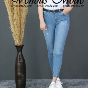 شلوار جین آبی روشن