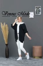 مانتو آستین بنددار