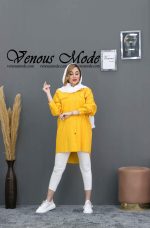 مانتو دوجیب پشت پیله کد 550 - تصویر 7