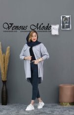 مانتو دوجیب پشت پیله کد 550 - تصویر 3