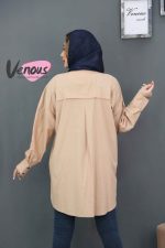 مانتو دوجیب پشت پیله کد 550 - تصویر 13