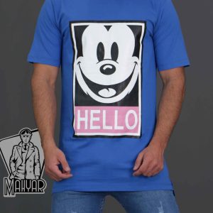 تیشرت آبی