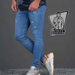 شلوار جین آبی