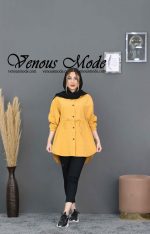 مانتو یقه انگلیسی