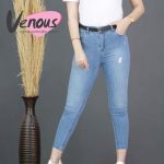 شلوار جین آبی روشن