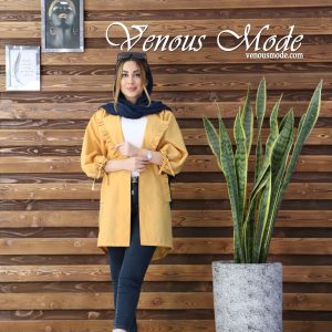 مانتو یقه حلزونی