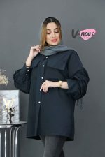 مانتو رنگ تیره