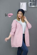 بارانی دورو کلاهدار کد 824 - تصویر 16