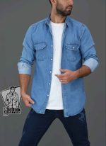 پیراهن جین آبی