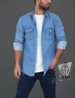 پیراهن جین آبی
