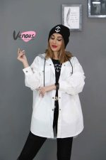 بارانی کلاه دار
