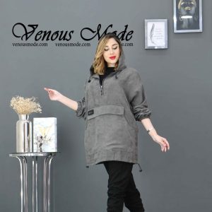 هودی رنگ طوسی