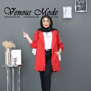 بارانی رنگ قرمز