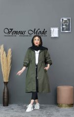 بارانی رنگ زیتونی