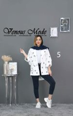 مانتو سفید بدون سایه
