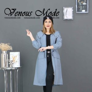 بارانی رنگ آبی