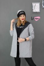 بارانی دورو کلاهدار کد 901 - تصویر 21