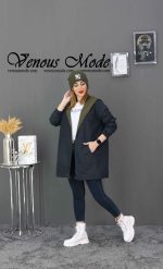 بارانی دورو کلاهدار کد 901 - تصویر 20