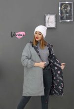بارانی دورو طرحدار کد 866 - تصویر 18