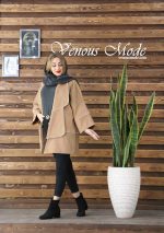پالتو رنگ نسکافه ای