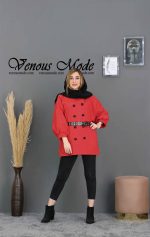 مانتو رنگ قرمز