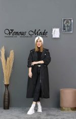 بارانی بلند مشکی