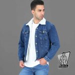 کاپشن جین آبی تیره