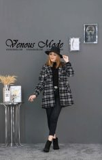 پالتو چهارخونه فوتر کد 891 - تصویر 16