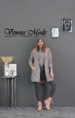 بارانی دورو کلاهدار کد 901 - تصویر 23