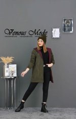 بارانی دورو کلاهدار کد 901 - تصویر 9