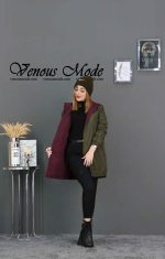 بارانی دورو کلاهدار کد 901 - تصویر 17