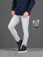 شلوار جین طوسی روشن