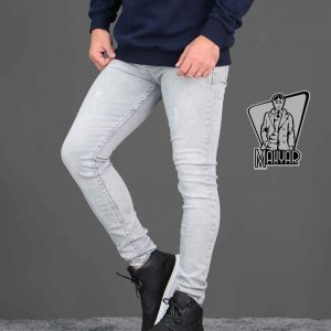 شلوار جین طوسی روشن