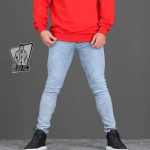 شلوار جین آبی روشن