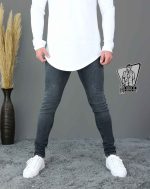 شلوار جین طوسی
