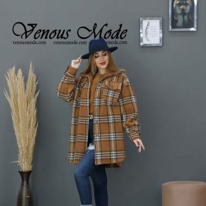 پالتو چهارخونه شتری