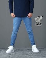 شلوار جین آبی روشن