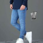 شلوار جین آبی اسلپ
