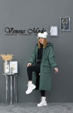 کاپشن بلند زنانه