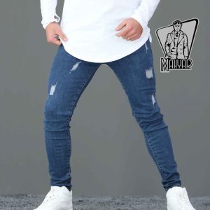 شلوار جین آبی تیره