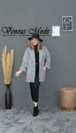 پالتو کچه یقه آرشال کد 1043 - تصویر 8