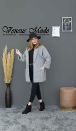 پالتو کچه یقه آرشال کد 1043 - تصویر 10