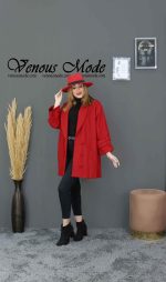 پالتو کچه یقه آرشال کد 1043 - تصویر 12