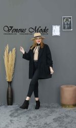 پالتو کچه یقه آرشال کد 1043 - تصویر 7