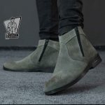 نیم بوت چرم پسرانه