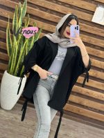 مانتو پانچ آستین حلقه کد 1237 - تصویر 14