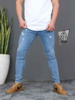 شلوار جین آبی روشن
